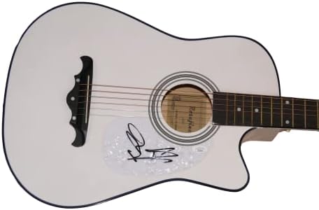 מאדי וטאה חתמו על חתימה בגודל מלא גיטרה אקוסטית עם ג 'יימס ספנס אימות ג' יי. אס. איי. קוא - קאנטרי מוסיקה סופרסטאר-התחל