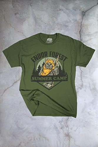 מלחמת כוכבים מצחיק חולצה לגברים & נשים גרפי למבוגרים חולצת טי אנדור יער קיץ מחנה איווק טי מתנה