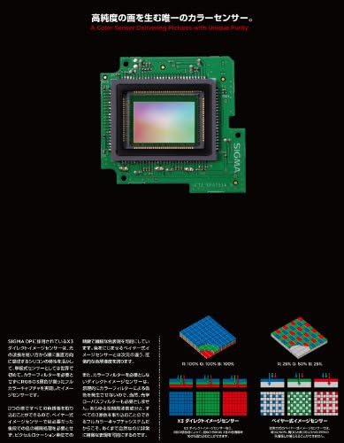 Sigma DP2X מצלמה דיגיטלית קומפקטית, 14.45 מגה -פיקסל, AFE, מהירות גבוהה AF