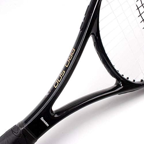 סנסטון טניס מחבטי למבוגרים 27 אינץ טניס מחבטי-2 נגן טניס מחבט סט עם 3 כדורים,2 אוחז, 2 רטט מנחת