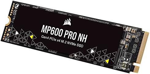 Corsair MP600 Pro NH 2TB PCIE GEN4 X4 NVME M.2 SSD - צפיפות גבוהה TLC NAND - M.2 2280 - תואם DirectStorage - עד 7,000MB/SEC