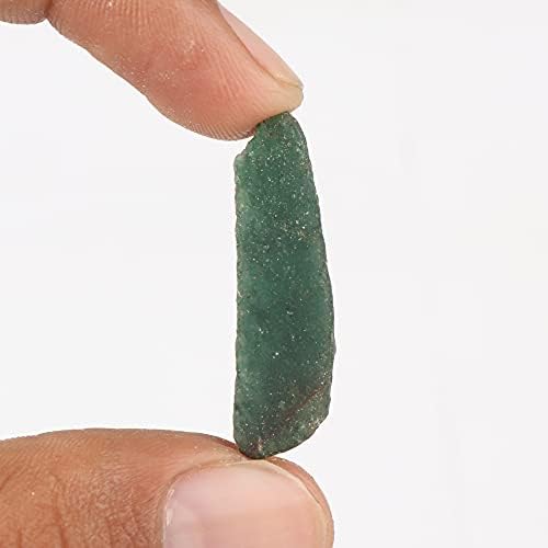 טבעי אפריקני ירוק ירוק ריפוי אבן קריסטל 27.75 CT